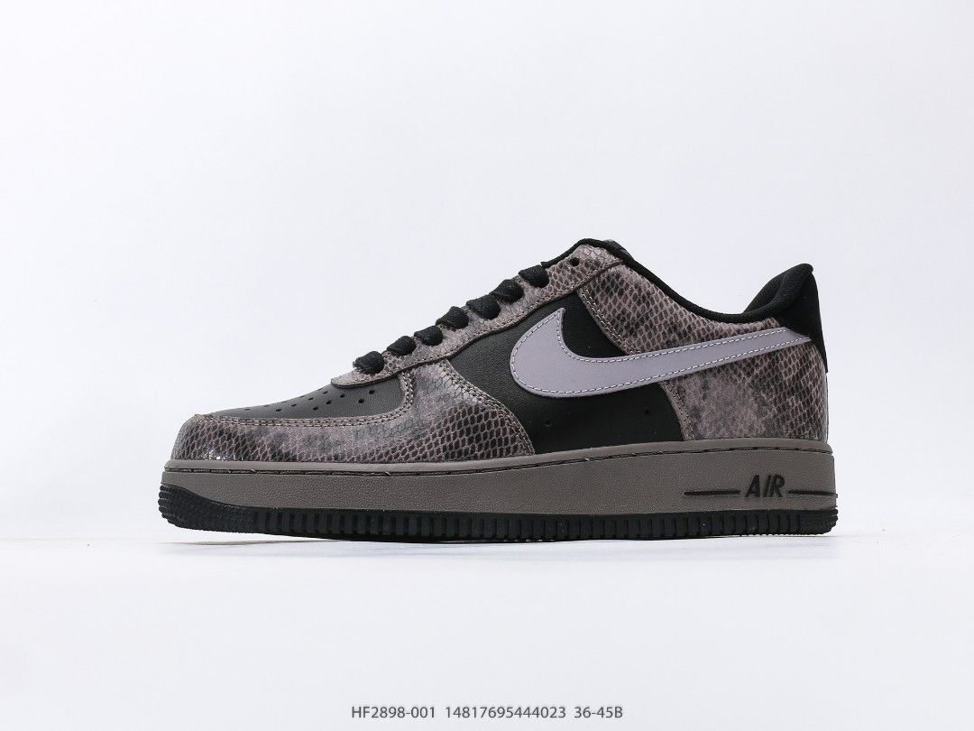 black silver air force 1