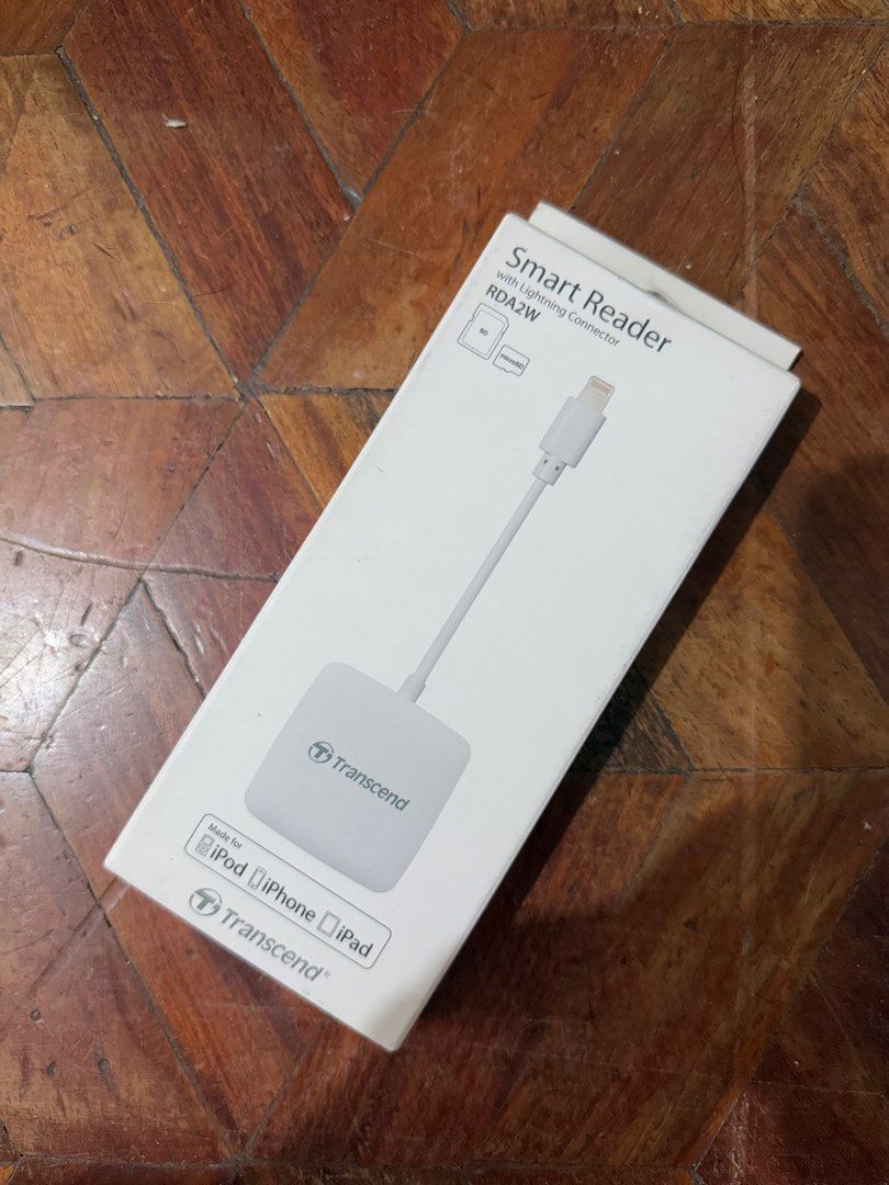 Original Transcend iPhone Lightning OTG Memory Card Reader (Category: Cables & Adaptors) located in Manila. Submitted by razelysonn (Listing ID 1343288639, Image 1). Description: Last piece, price is firm :) .