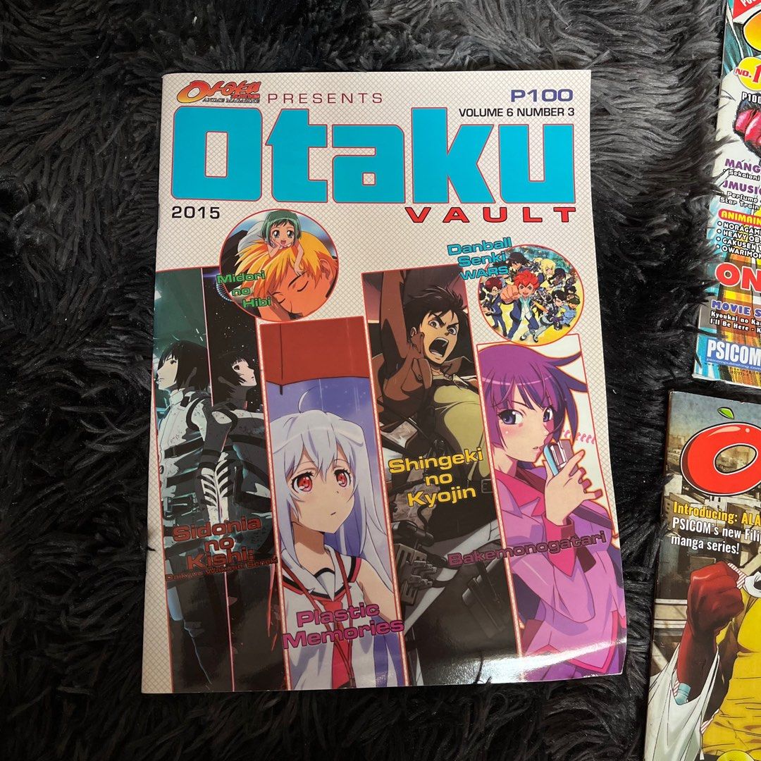 otaku zine magazine set (Category: Comics & Manga) located in Las Pinas. Submitted by 913ver (Listing ID 1343230288, Image 2). Description: take all for 200 pesos - no posters - no damages one punch man shingeki no kyujin anime otaku manga collection .