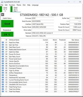Seagate Barracuda 3.5" HDD 500GB SATA 7200RPM64084213762818110