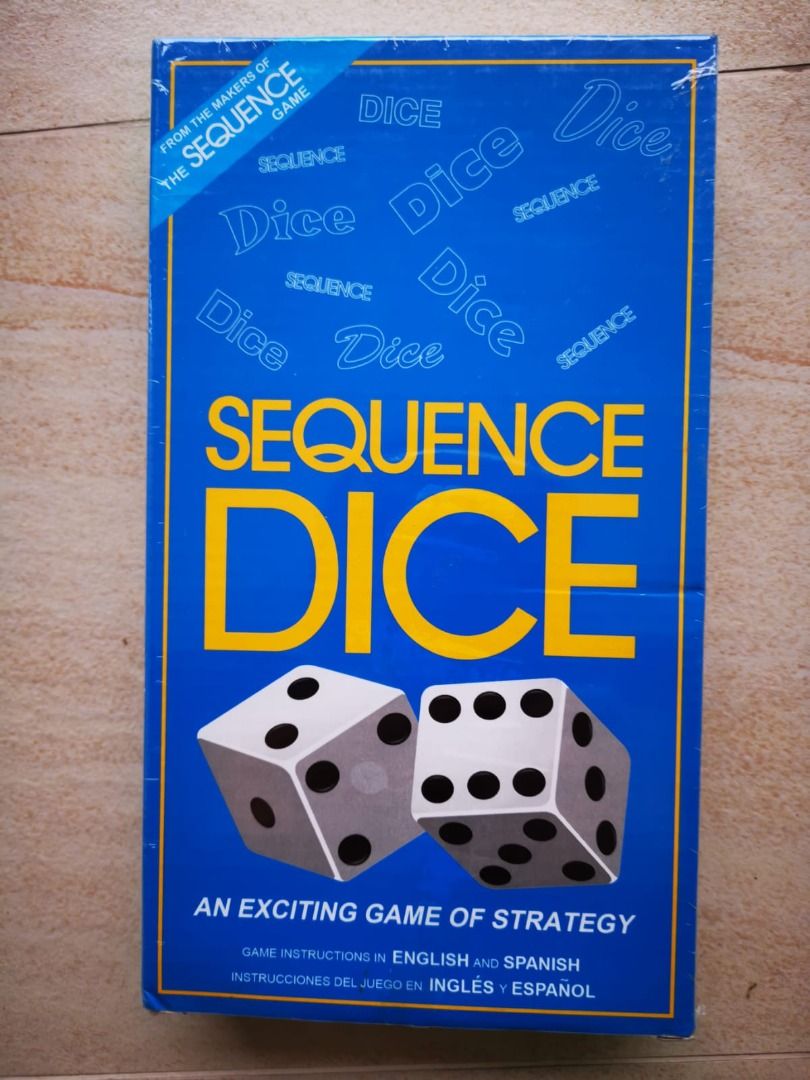 Sequence Dice (Category: Board Games & Puzzles) located in Singapore. Submitted by justread (Listing ID 1343384774, Image 1). Description: .