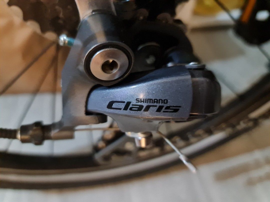 Tern Node D8 (Category: Bicycles) located in Caloocan City. Submitted by metro.toys.online (Listing ID 1343245169, Image 2). Description: For Sale : Tern Node D8 24" tires folding bike. Shimano Claris groupset 8 speed Upgrades made, Titanium bolts cs168ph Tern Kanga rack Tern Luggage Truss 2.0 Tern bike carry on bag/cover Litepro crank set 48t hollowtech Litepro seat clamp Litepro rear v brakes Litepro pedals Zefal bottle cage Saddle bag with spa