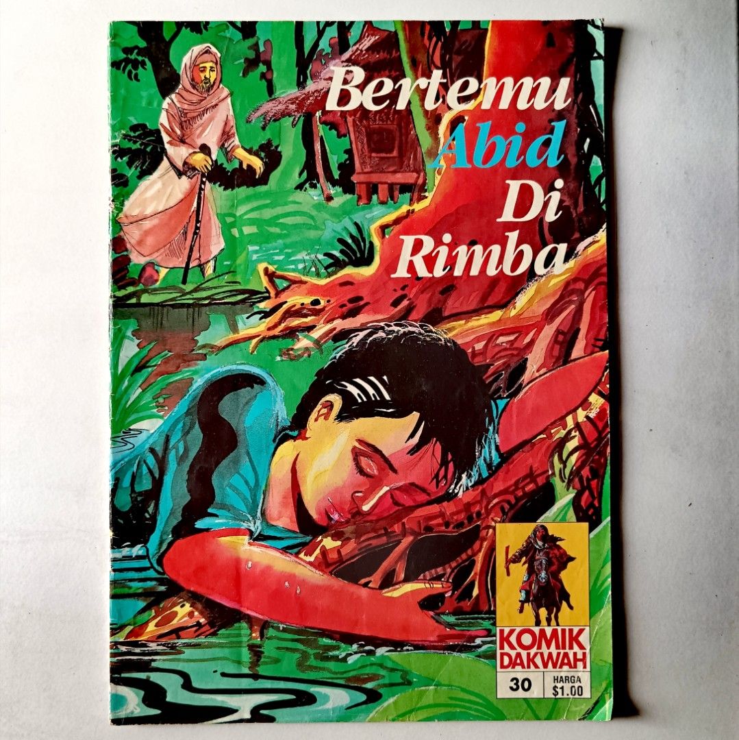 Retro Rimba Magazine VINTAGE COMIC BOOKS Komik Dakwan No. 30 Bertemu Abid Di Rimba, Hobbies ...