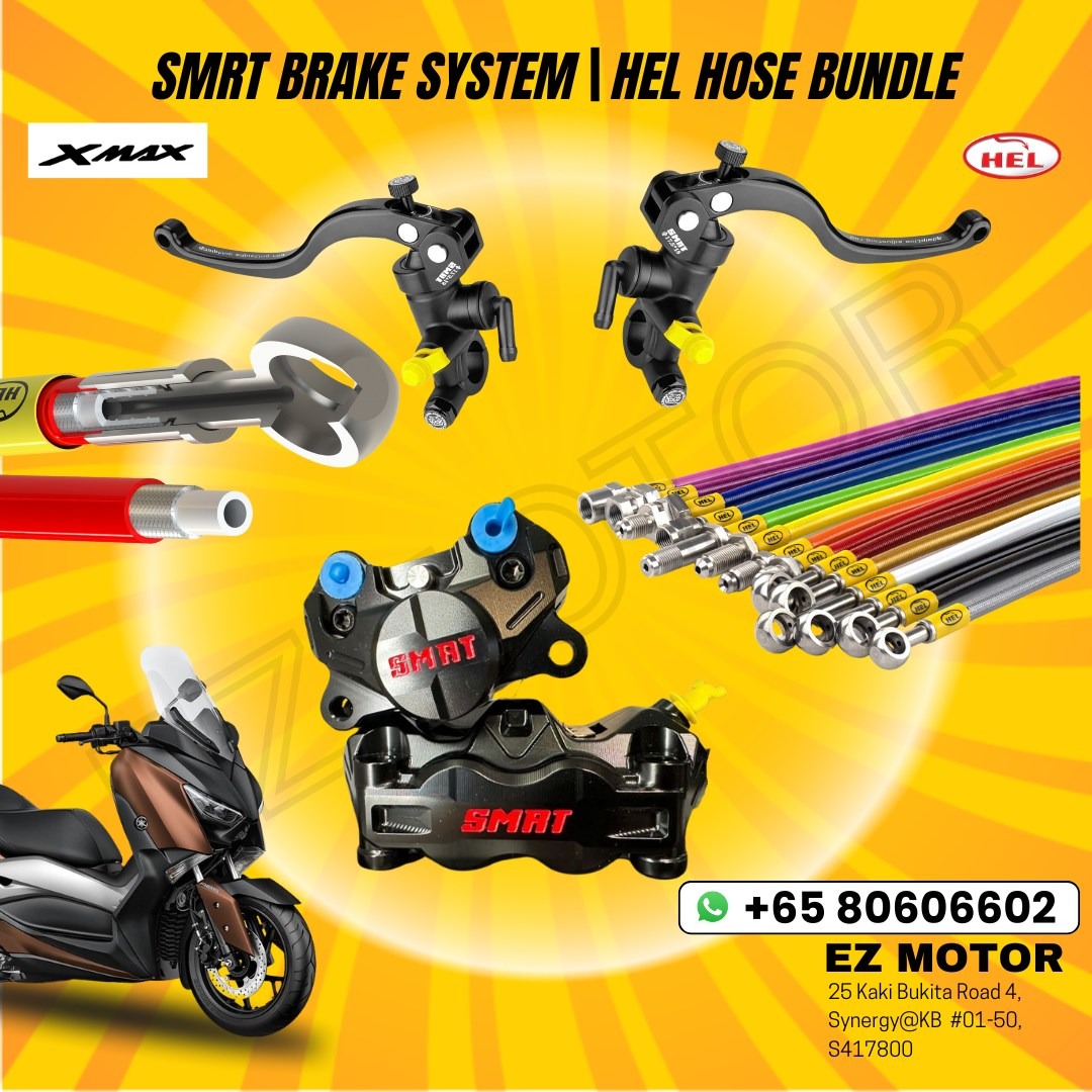 XMAX SMRT Brake Bundle Upgrade, Motorcycles, Motorcycle Accessories on ...