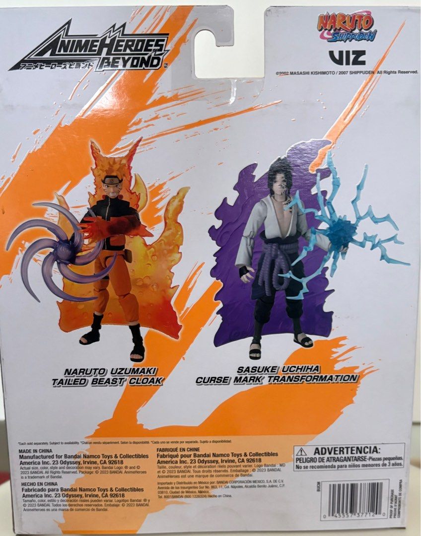 Bandai ANIME HEROES Beyond - Naruto - Sasuke Uchiha Mark Transformation Action Figure (Category: Toy Figures) located in Singapore. Submitted by san___ (Listing ID 1343460216, Image 2). Description: .