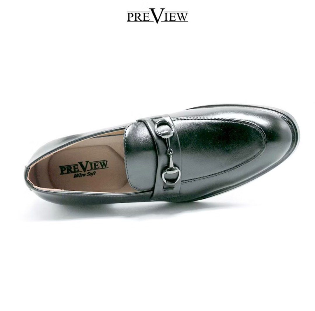 Black Loafers (Category: Dress Shoes) located in Manila. Submitted by deyyyyyyyyyy (Listing ID 1343433985, Image 3). Description: Preview Jarred Horsebit Loafers Brandnew Bought this Dec 13 for 1500 Message for actual pictures and when worn pic Size 41 fits 8.5/9.