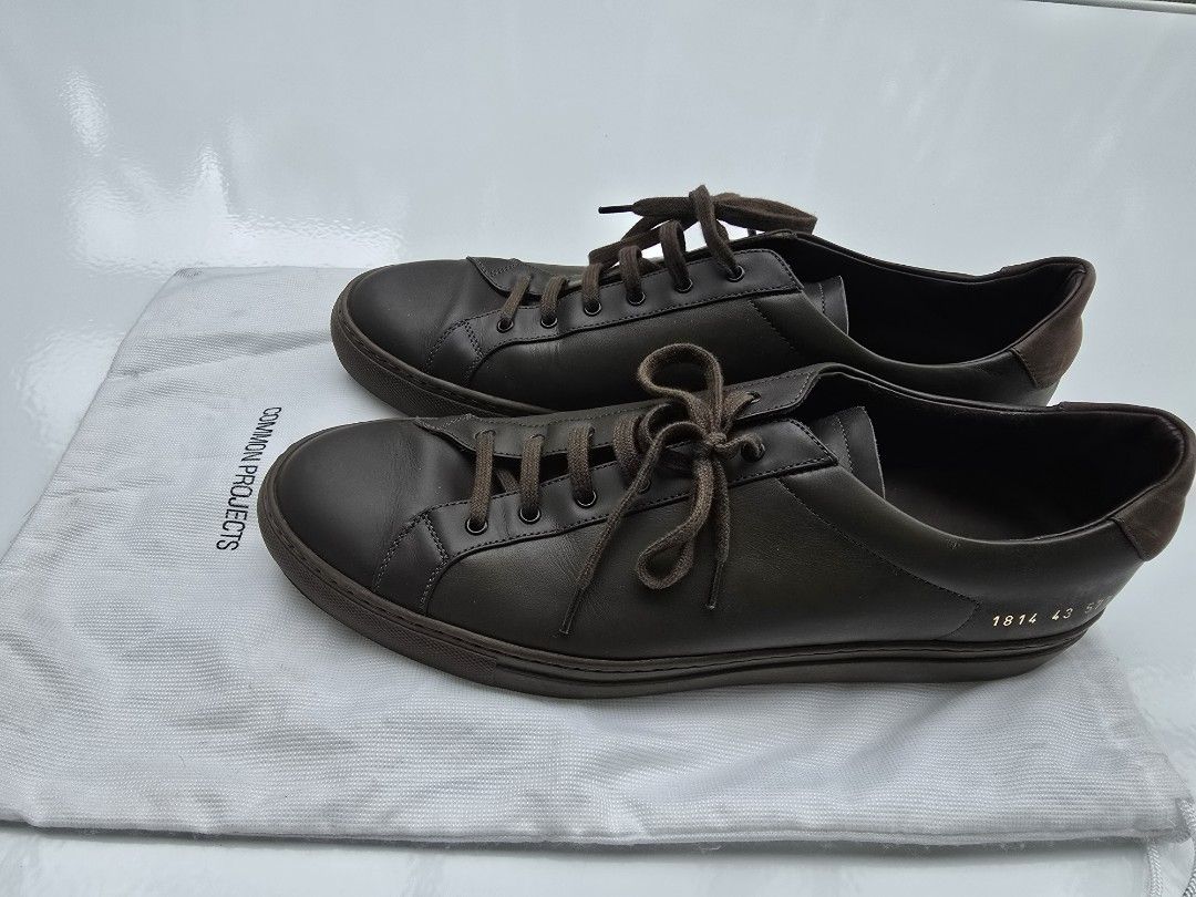 Common Projects (Category: Sneakers) located in Singapore. Submitted by arr1881 (Listing ID 1343475832, Image 3). Description: Deep Green to Brown Low cut casual Sneakers. It's hardly used & too many of the same type, so selling off..