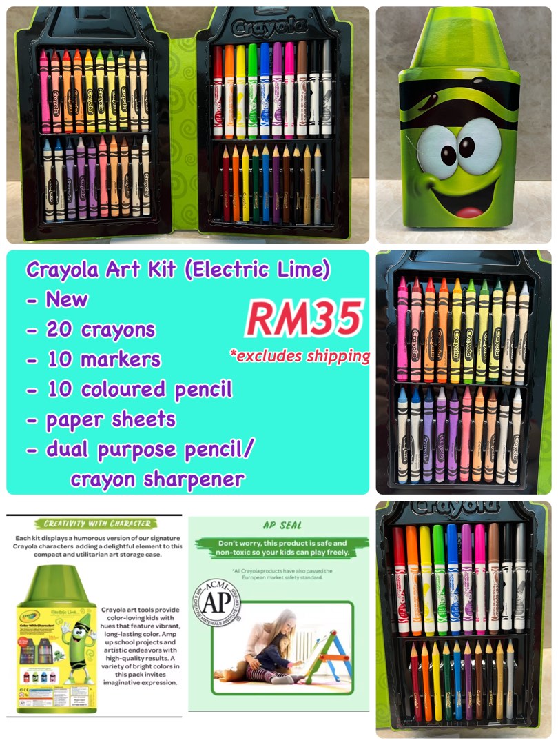 Vivid Crayola Art Kit View Nature