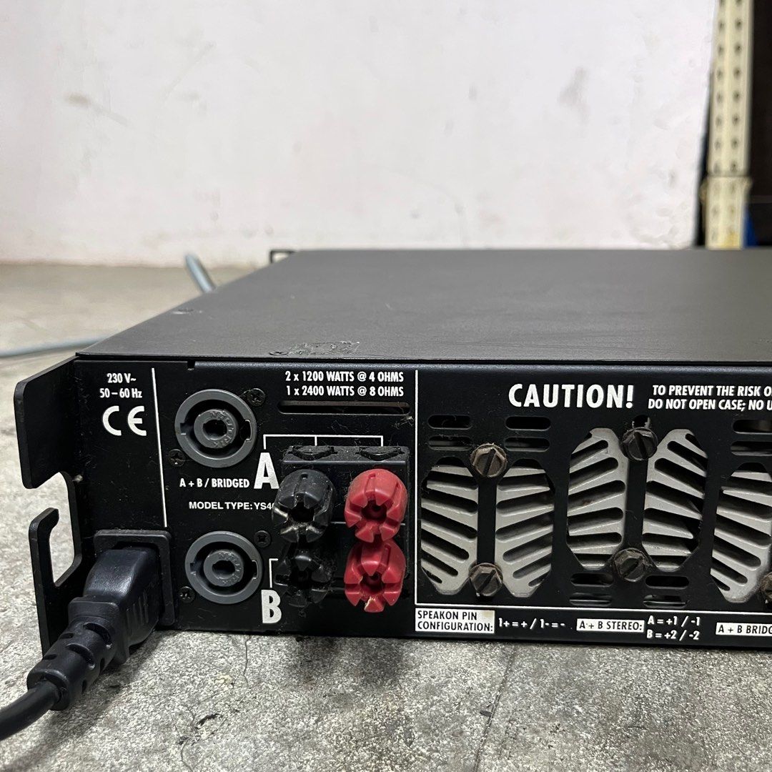 HK Audio VX 2400 Power Amplifier (2x1200W; Made in Canada