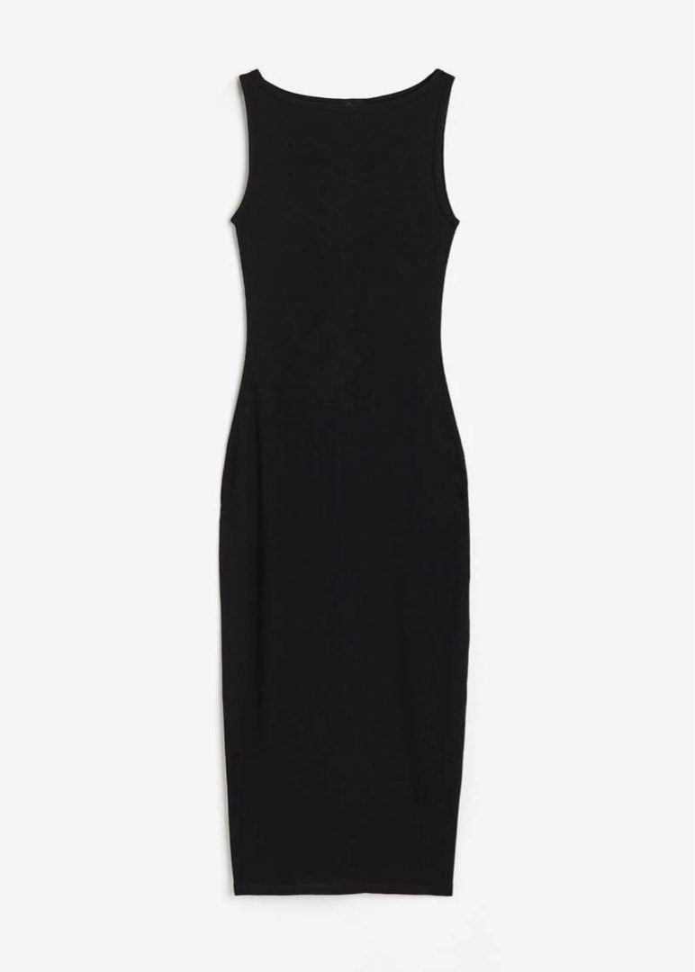 H M Ribbed bodycon dress Women s Fashion Dresses Sets Dresses on Carousell