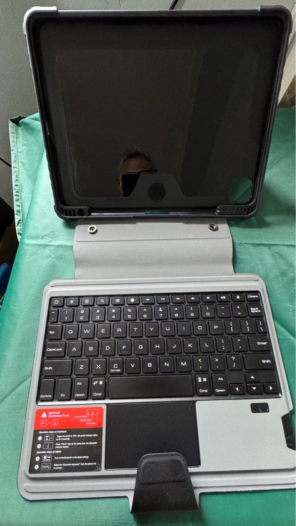 iPad Pro 11 inch M1 case and keyboard (Category: Computer Keyboard) located in Baguio. Submitted by oftherock (Listing ID 1343423379, Image 2). Description: Brand - NILKIN Barely used IPad case with Bluetooth keyboard for iPad Pro 11inch M1.