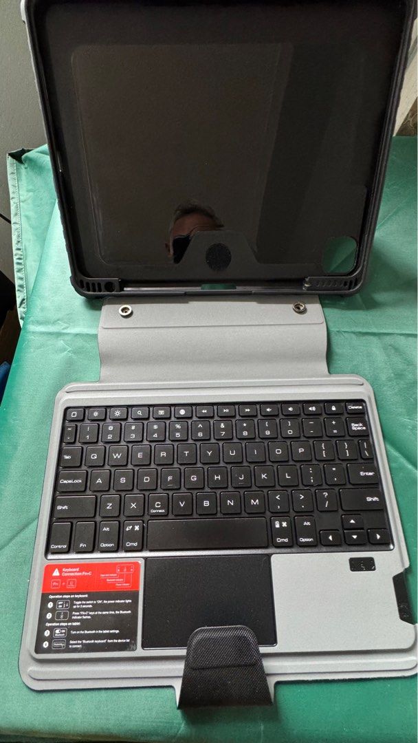 iPad Pro 11 inch M1 case and keyboard (Category: Computer Keyboard) located in Baguio. Submitted by oftherock (Listing ID 1343423379, Image 1). Description: Brand - NILKIN Barely used IPad case with Bluetooth keyboard for iPad Pro 11inch M1.