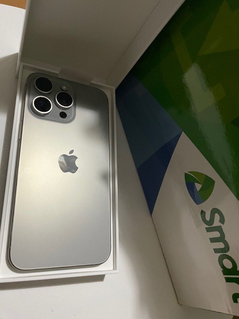 Iphone 15 Promax (Category: iPhone 15 Series) located in Makati City. Submitted by amr8888 (Listing ID 1343460627, Image 1). Description: Never been use iPhone 15 pro max. Smart lock Complete with box.