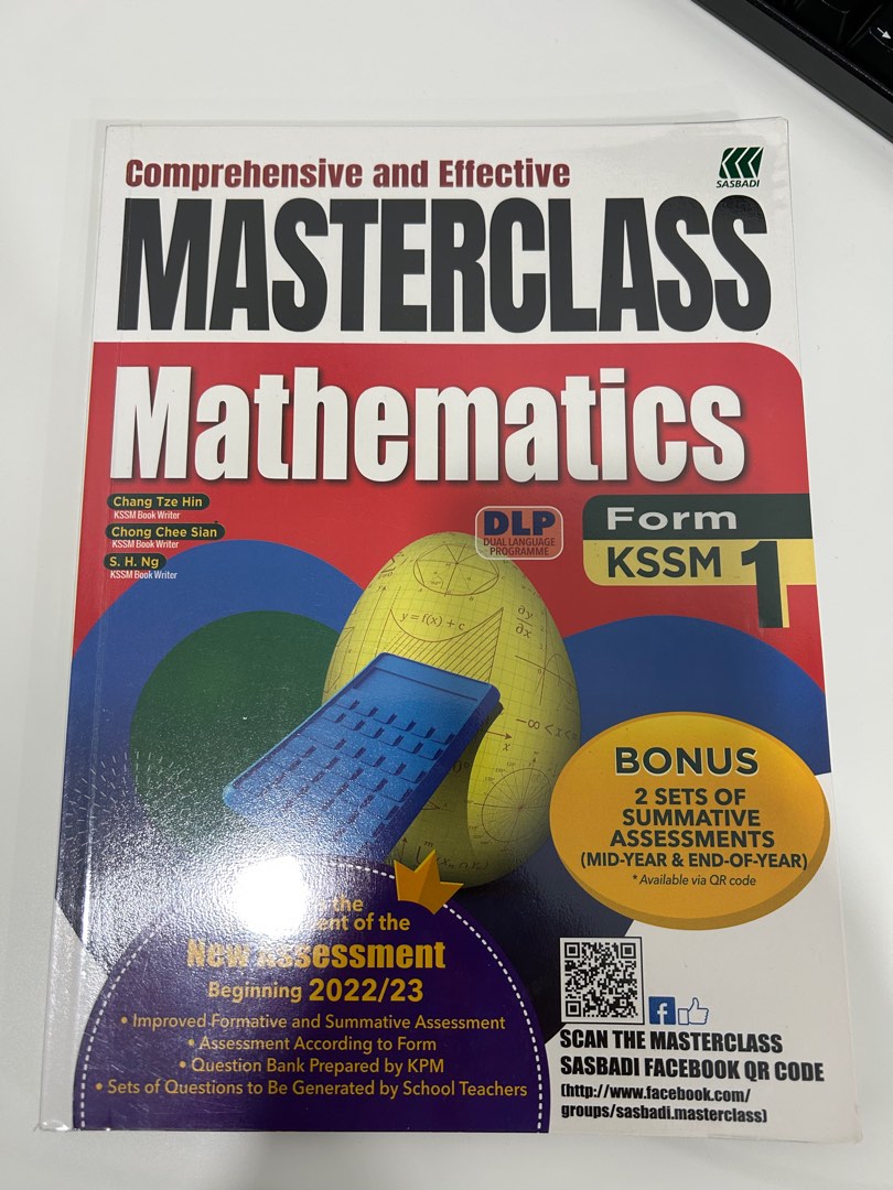 Masterclass Mathematics (DLP) Tingkatan 1, Hobbies & Toys, Books ...