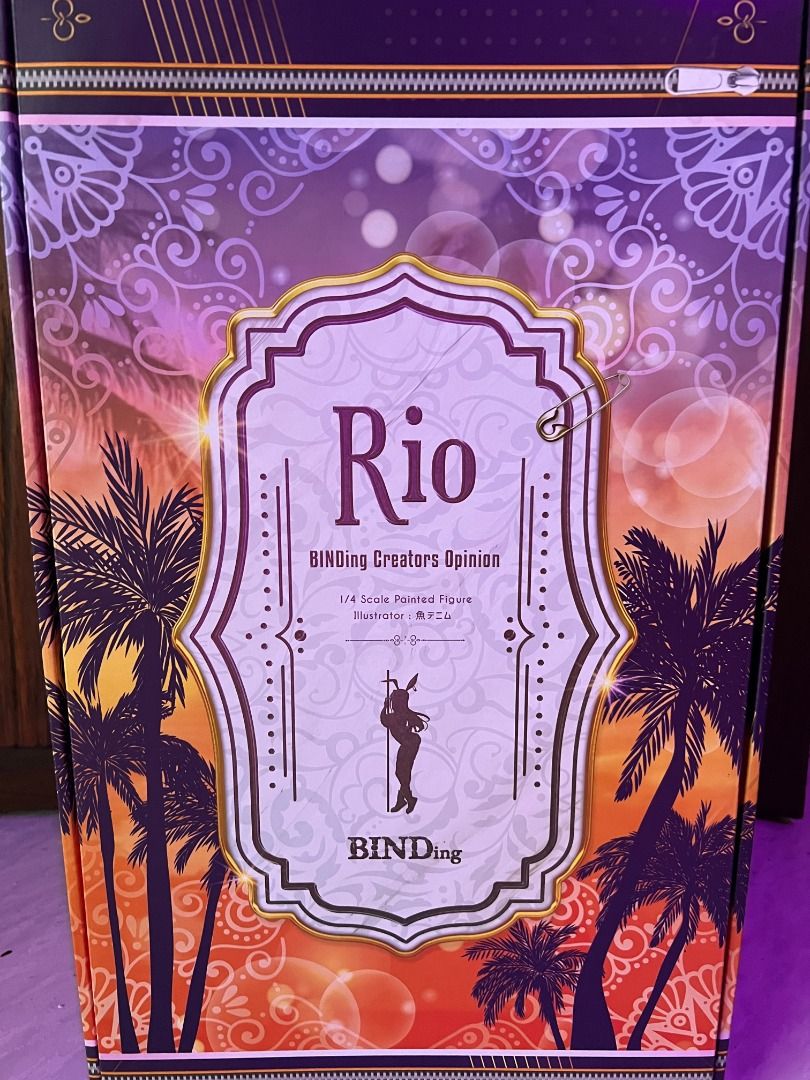 Native BINDing Rio 鋼管兔女郎 原畫 魚デニム 1/4, 書籍、休閒與玩具, 玩具、公仔、桌遊在旋轉拍賣