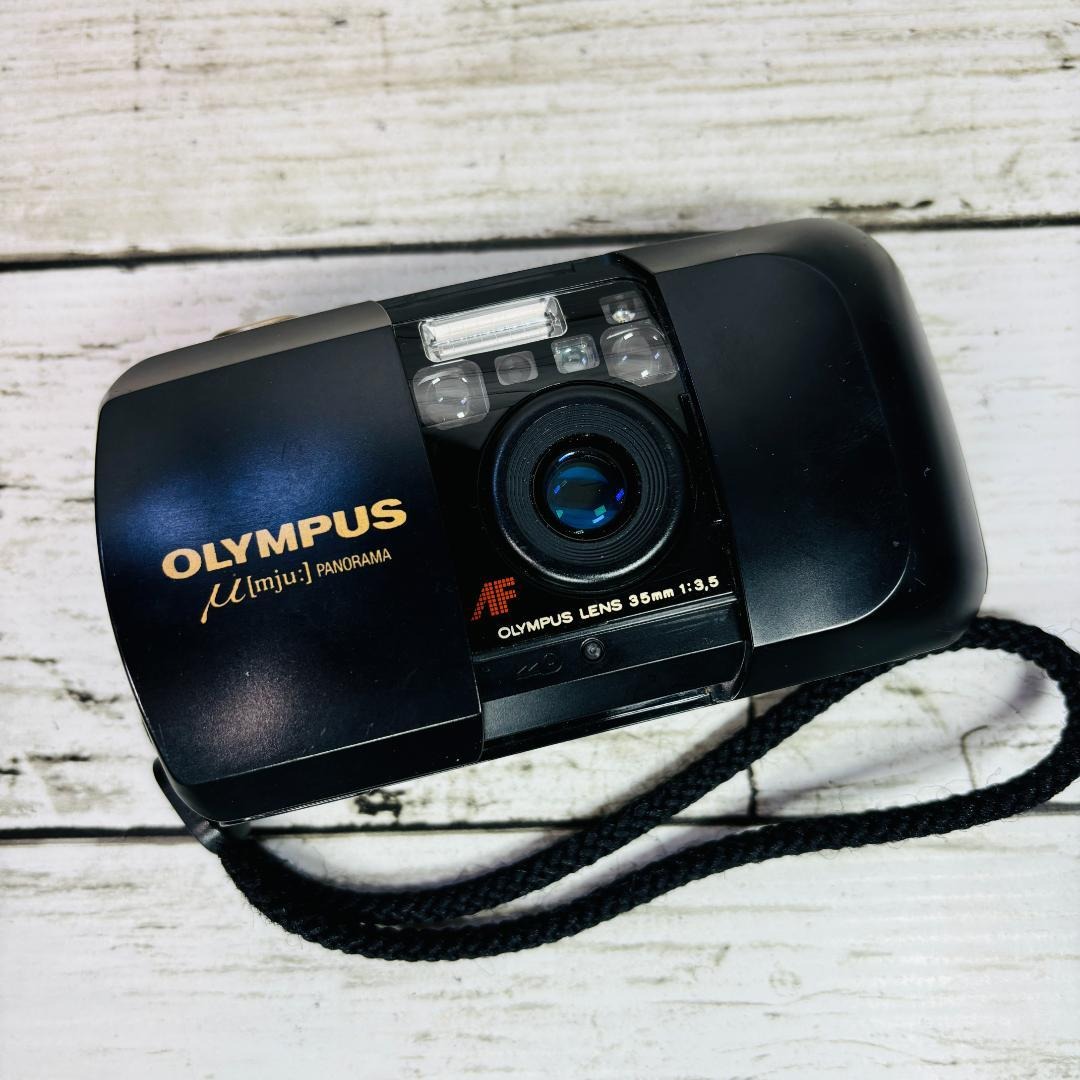 Olympus mju Panorama Film Camera, Photography, Cameras on Carousell