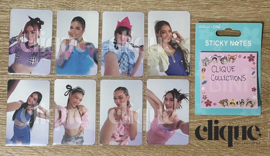 [READ DESCRIPTION BOX] BINI WAND PHOTOCARDS (Category: K-Wave Merchandise) located in Manila. Submitted by cliquecollections (Listing ID 1343487575, Image 1). Description: OFFICIAL BINI WAND PHOTOCARDS [HELPING A FRIEND TO SELL HER BINI PCS] NOTE: BINI Wand price range depends on the member you’ll avail Mikha and Aiah - ₱620.00 each Maloi and Colet - ₱580.00 each Jhoanna, Stacey, Sheena, and Gwen - ₱400.00 each • 100% Official BINI Photocards • W