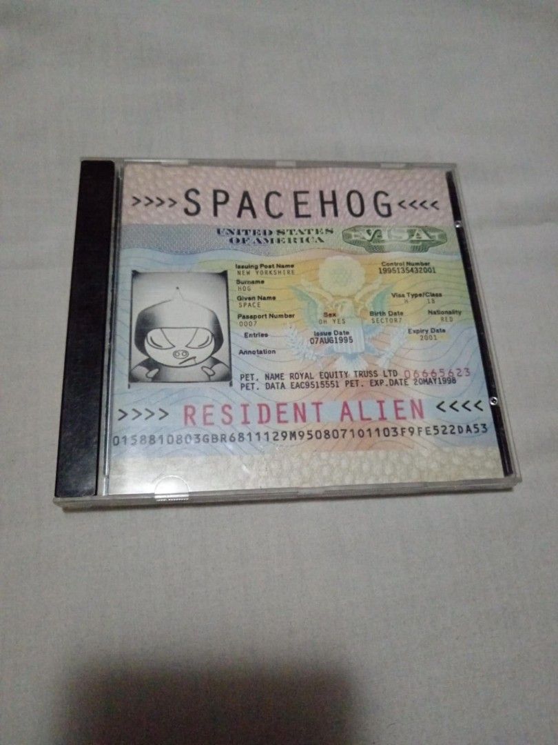 Spacehog - Resident Alien Alternative Rock CD 1995 (Category: CDs & DVDs) located in Rizal. Submitted by wsted_rcords2025 (Listing ID 1343501765, Image 1). Description: Resident Alien is the debut studio album by the English rock band Spacehog. Released by Sire Records and Elektra Records on 24 October 1995, the album was certified gold on 29 July 1996 and included the hit single "In the Meantime", which reached the top of the Mainstream Rock Tra