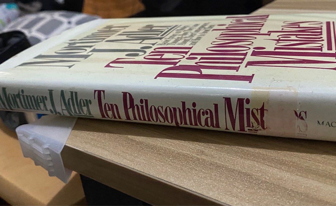 Ten Philosophical Mistakes by Mortimer Adler (Category: Storybooks) located in Mandaluyong City. Submitted by MindMunch (Listing ID 1343399483, Image 2). Description: Discharged from Library Copy DM for more pics .