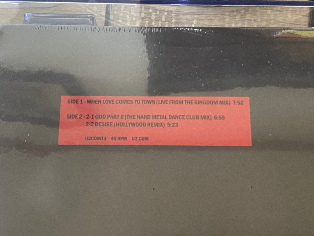 U2 – 3-D Dance Mixes SEALED (Category: Vinyls) located in Cebu City. Submitted by ethanhunt-2010 (Listing ID 1343461722, Image 3). Description: Vinyl, 12”, 45 RPM, 2018 Reissue for the UK, EUROPE and the US..