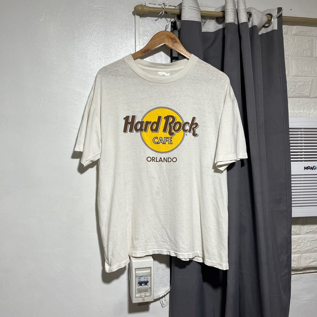 Vintage Hard Rock Cafe Shirt Men s Fashion Tops Sets Tshirts Polo Shirts on Carousell