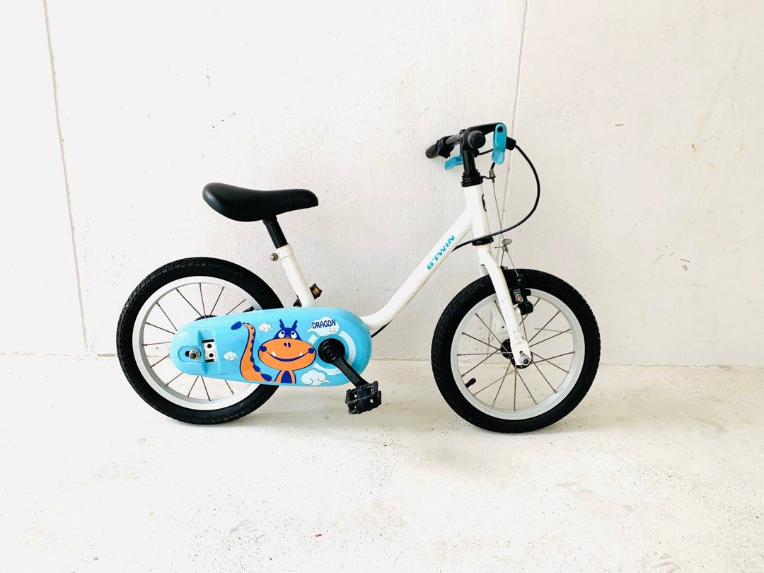 14 Decathlon Dragon Bicycle 14 Btwin Bicycle Dragon 14 Children Bicycle 14inch Bicycle BMX Btwin White