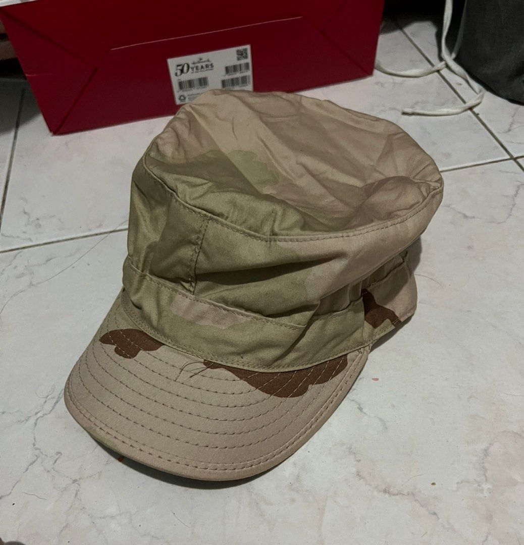 3 color desert camo patrol cap (Category: Caps & Hats) located in Taguig. Submitted by adonisblanco (Listing ID 1343617707, Image 1). Description: honestly never been used since it was bought last August 2024.