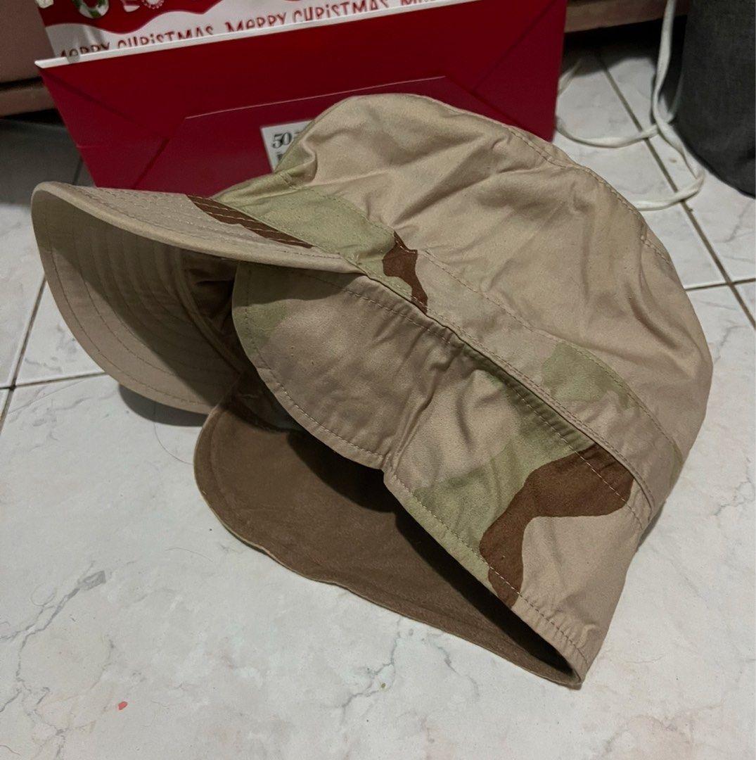 3 color desert camo patrol cap (Category: Caps & Hats) located in Taguig. Submitted by adonisblanco (Listing ID 1343617707, Image 2). Description: honestly never been used since it was bought last August 2024.