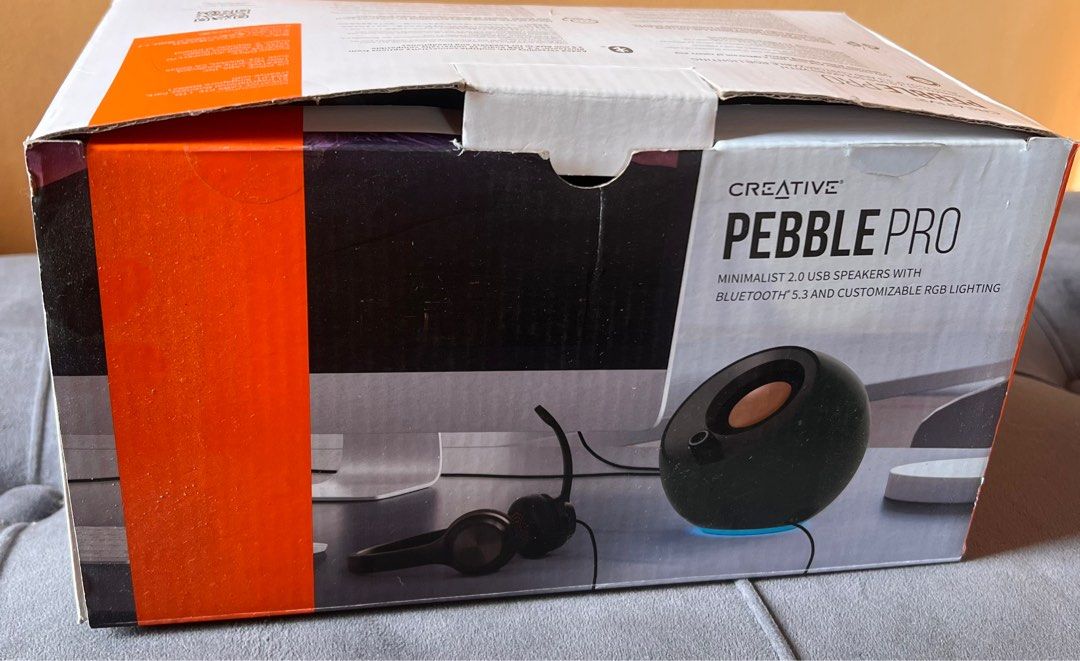 Creative Pebble Pro (Category: Soundbars, Speakers & Amplifiers) located in Manila. Submitted by beatep (Listing ID 1343544010, Image 3). Description: Guaranteed authentic Green color. Opened for testing only From SG Buyer will shoulder shipping.