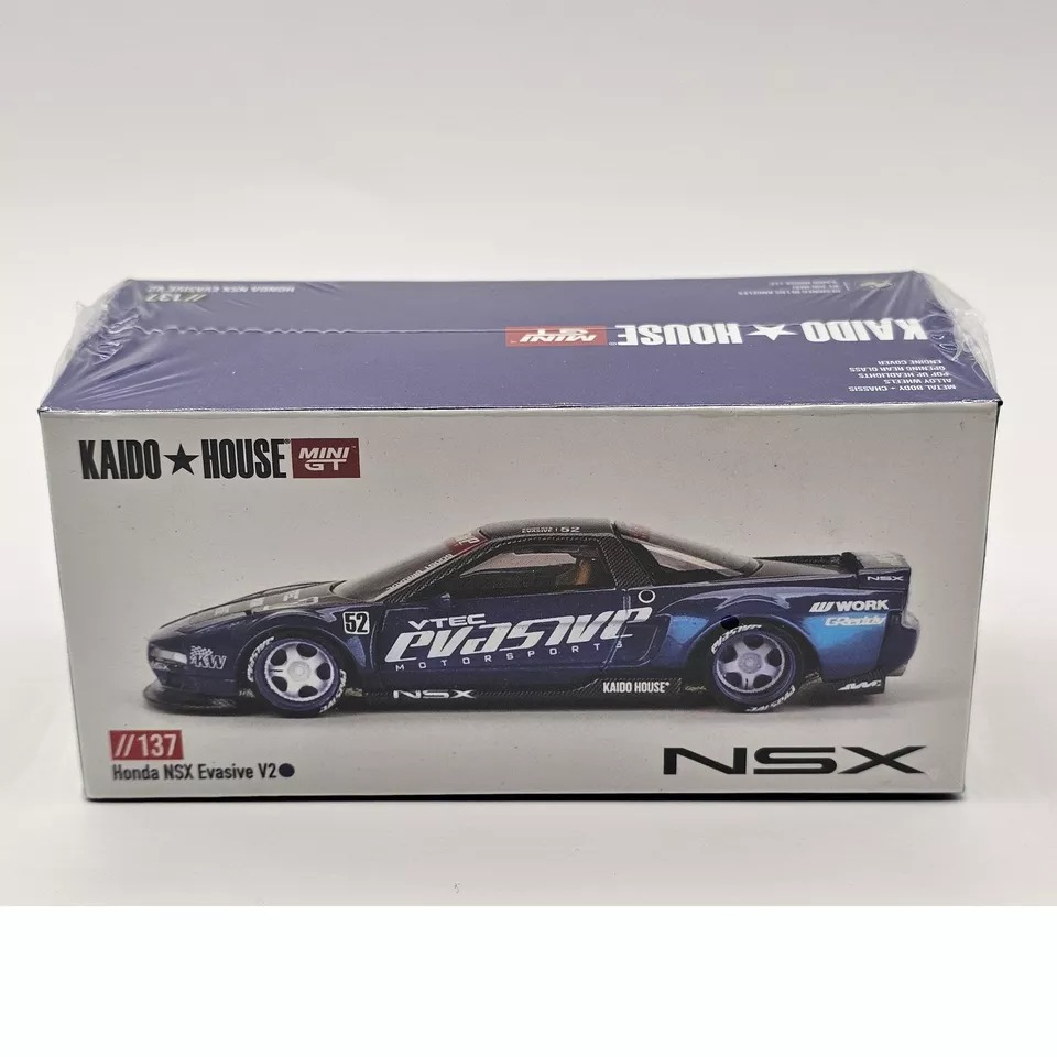 全新 Honda NSX Kaido House Evasive V2 Blue (Brand New) KHMG137 minigt ...