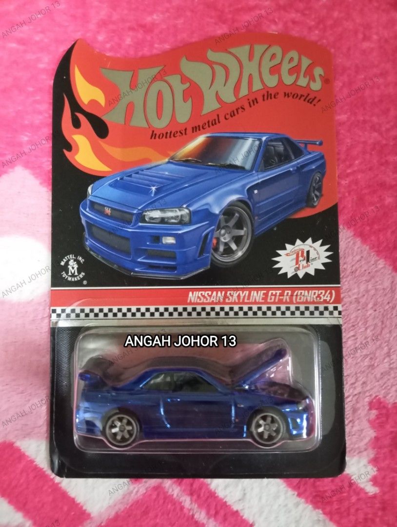 Hotwheels RLC Nissan Skyline R34, Hobbies & Toys, Toys & Games on Carousell