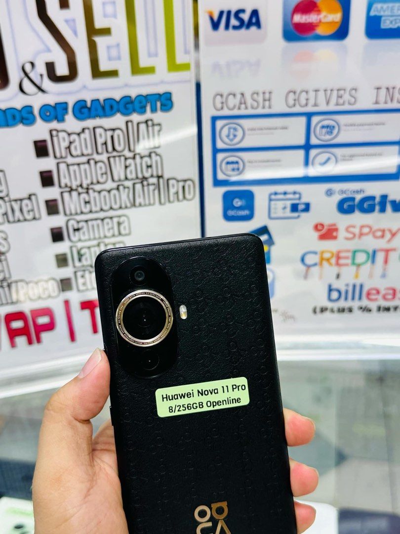 Huawei Nova 11 Pro 8/256 GLOBAL OPENLINE UNIT ONLY (Category: Huawei) located in San Juan City. Submitted by saabangadgetshop (Listing ID 1343576450, Image 2). Description: 🔸WE BUY AND SELL ANY KINDS OF GADGETS ( Pass sa Old Model ) 🔸 ‼️TAKENOTE: PASS SA MGA SCAMMERS | THIRD PARTY )‼️ OPEN FOR SWAP/TRADE IN: (INSTALLMENT THRU CREDITCARD/GGIVES/SPAYLATER) Onhand | Pre-owned Huawei nova 11 Pro 8/256GB OPENLINE NO HIDDEN ISSUES NO HISTORY OF REPAI