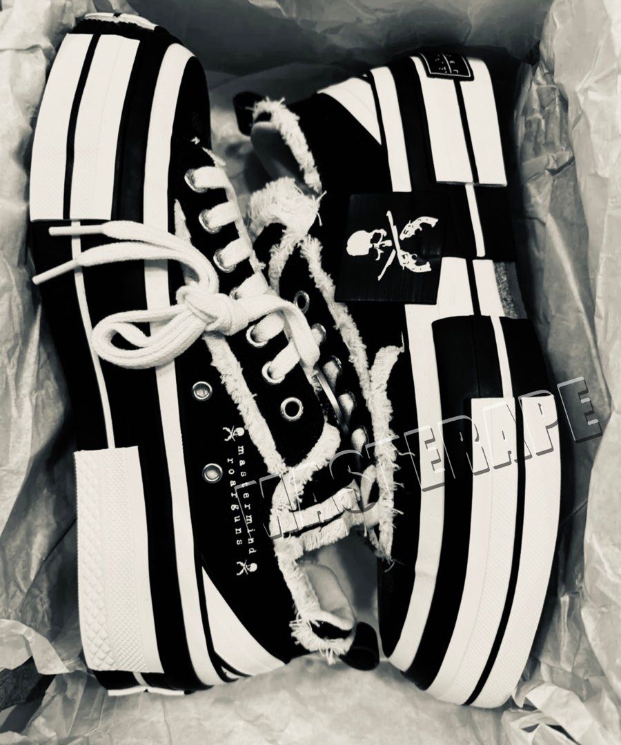 mastermind japan world mmj mmw roarguns roar xvessel sneaker low top 吳建豪 雙槍  骷髏骨 低筒 分解重組鞋