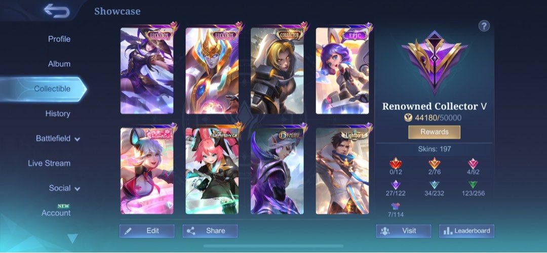 Mobile legends account fanny (Category: In-Game Products) located in Taguig. Submitted by influenzas (Listing ID 1343627466, Image 2). Description: .