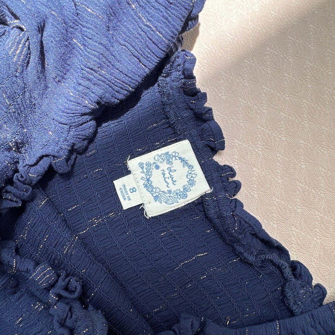 Navy High Low Dress (Category: Babies & Kids Fashion) located in Baguio. Submitted by circa2009 (Listing ID 1343584675, Image 3). Description: Stretch material, washed but my daughter never got to use it.. May fit 6-9year old girls..