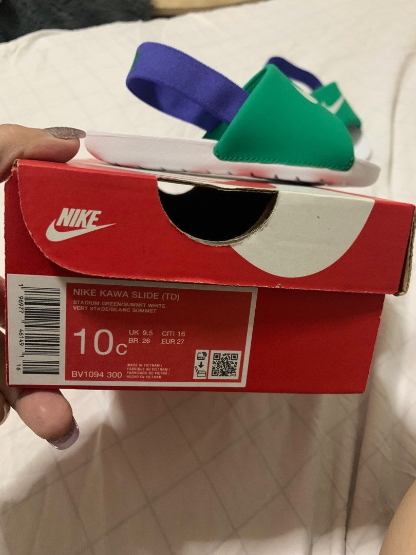 Nike kawa slides TD (Category: Babies & Kids Fashion) located in Muntinlupa City. Submitted by djsvc (Listing ID 1343669232, Image 3). Description: ‼️‼️‼️IMPORTANT PLS READ ‼️‼️‼️ ⬇️⬇️⬇️⬇️⬇️⬇️⬇️⬇️⬇️⬇️⬇️⬇️⬇️⬇️ NO WHEN WORN PICTURE NO WHEN WORN PICTURE NO WHEN WORN PICTURE NO MEETS UPS NO TRADES NO MEASUREMENTS PLS READ THE DESCRIPTION CAREFULLY AND LOOK AT THE PICTURES POSTED, NO COMPLAINTS OR REFUND WILL BE ENTERTAINED WITH ANY OF THE FLAWS POSTE