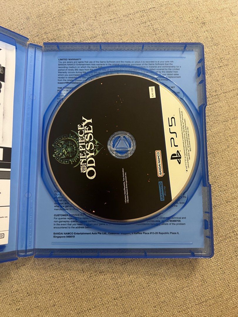One Piece Odyssey PS5 (Category: PlayStation) located in Muntinlupa City. Submitted by qpaladin (Listing ID 1343613347, Image 2). Description: Brand new just unsealed RFS: Brother was gifted this, doesn't have a PS5.