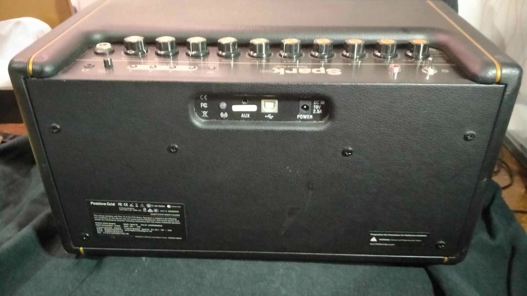 Positive Grid Spark 40 Guitar Smart Amp (Category: Soundbars, Speakers & Amplifiers) located in Pasay City. Submitted by silentbear_c00b58 (Listing ID 1343593564, Image 3). Description: For Sale: Positive Grid Spark 40 Guitar Amp (Lightly Used) Repriced: ₱9,000 (Negotiable) Condition: Lightly used and well taken care of Includes power adapter (no original box) Issue: After around an hour of use, the sound may occasionally cut out, even though the
