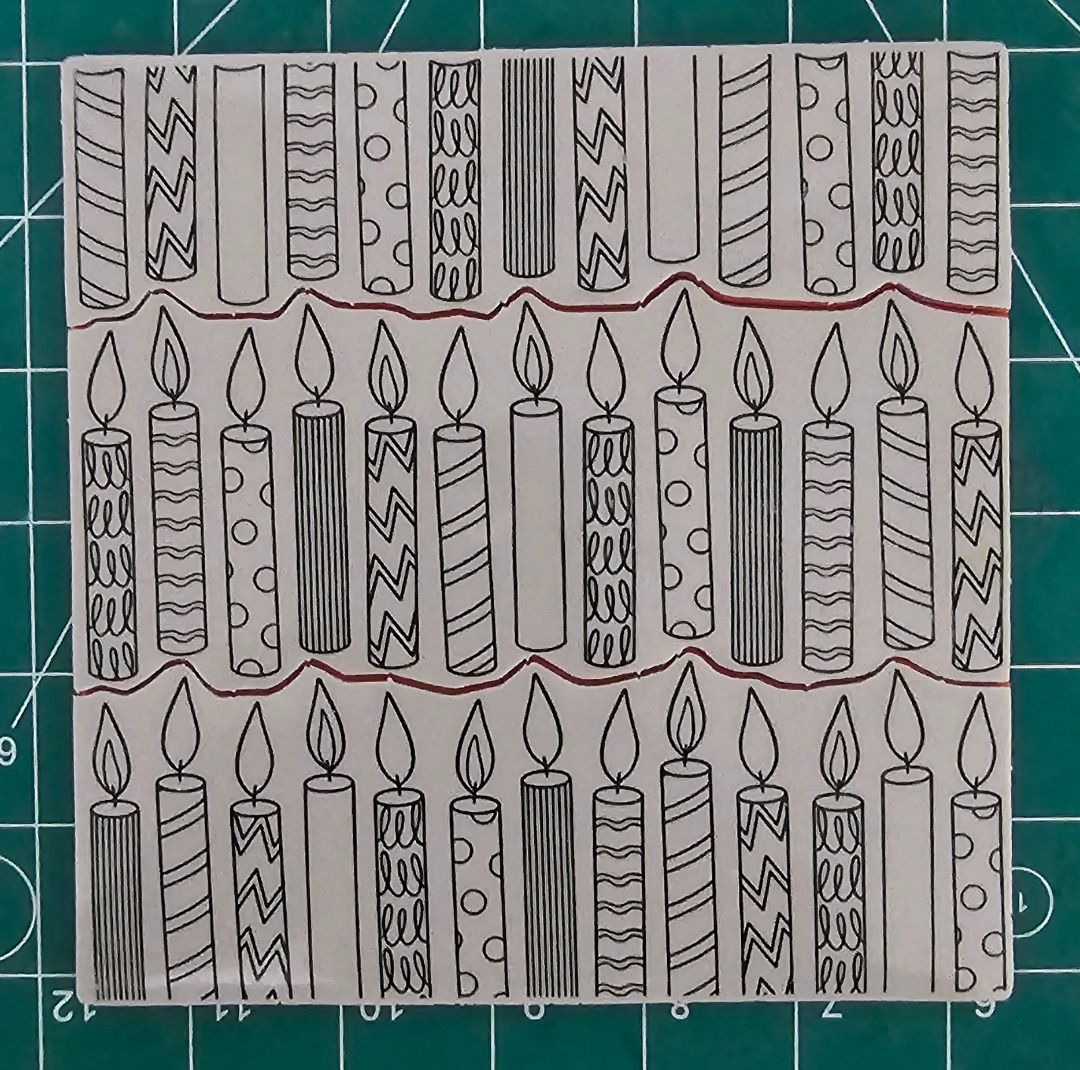 Rubber Background Stamp - Candles - Simon Hurley (Category: Craft Supplies & Tools) located in Pasig City. Submitted by razmoose213 (Listing ID 1343666254, Image 2). Description: Used only once. Sharp yung image, kahit generic stamp pad kuha nya yung image. Visit my Profile for more Items .