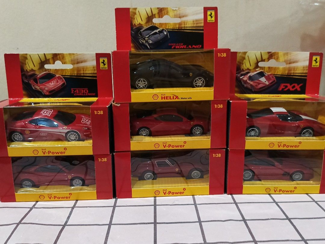 Shell V-Power Ferrari 2008 Vintage Collection Full Set, Hobbies & Toys ...