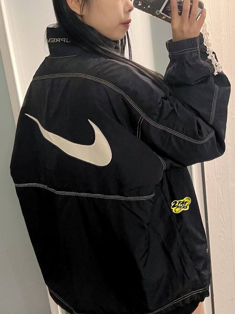 Supreme Nike Ripstop Pullover/BLACK, 男裝, 上身及套裝, 衛衣 Supreme Nike Ripstop Pullover/BLACK, 男裝, 上身及套裝, 衛衣
