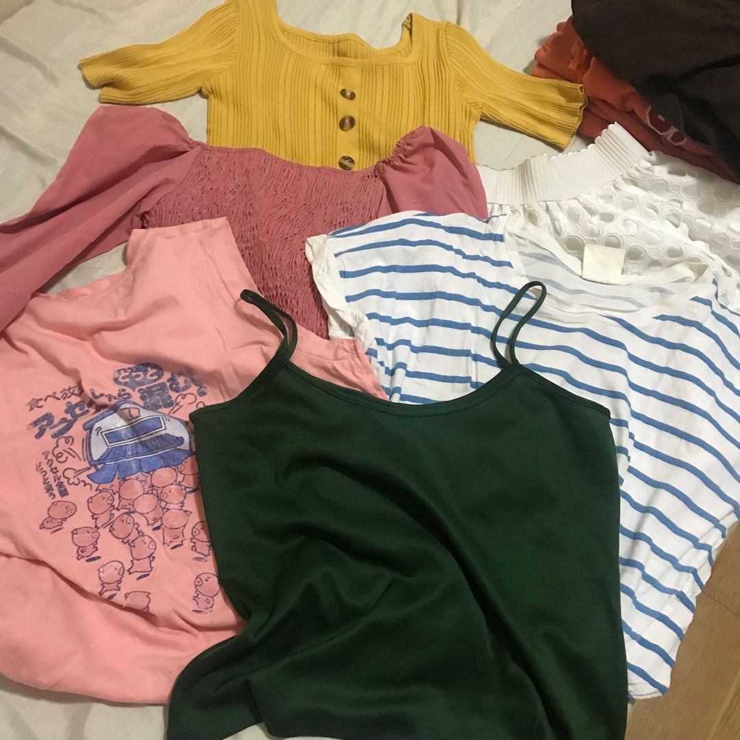 Take all preloved clothes (Category: Others Tops) located in Quezon City. Submitted by proyearner (Listing ID 1343629276, Image 1). Description: .