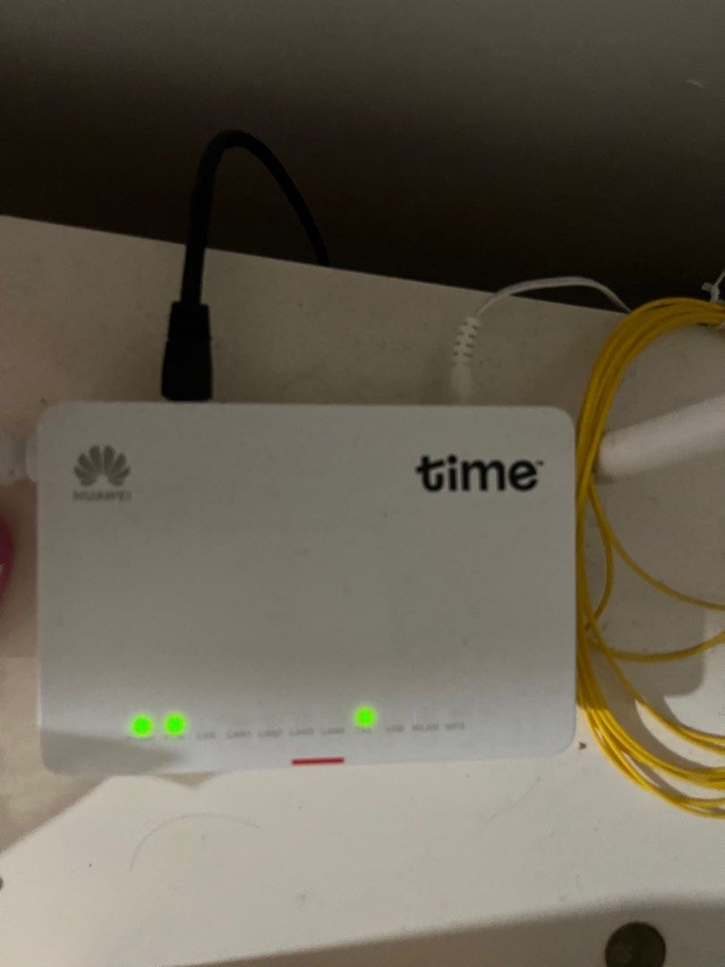 Time Wifi (Category: Electrical, Adaptors & Sockets) located in Ampang. Submitted by izzatafiq (Listing ID 1343677921, Image 1). Description: TIME WIFI 600 mbps (transfer ownership) RM 147.34/month Mesh wifi included Remaining contract period (3 January 2025 - 3 December 2025) .