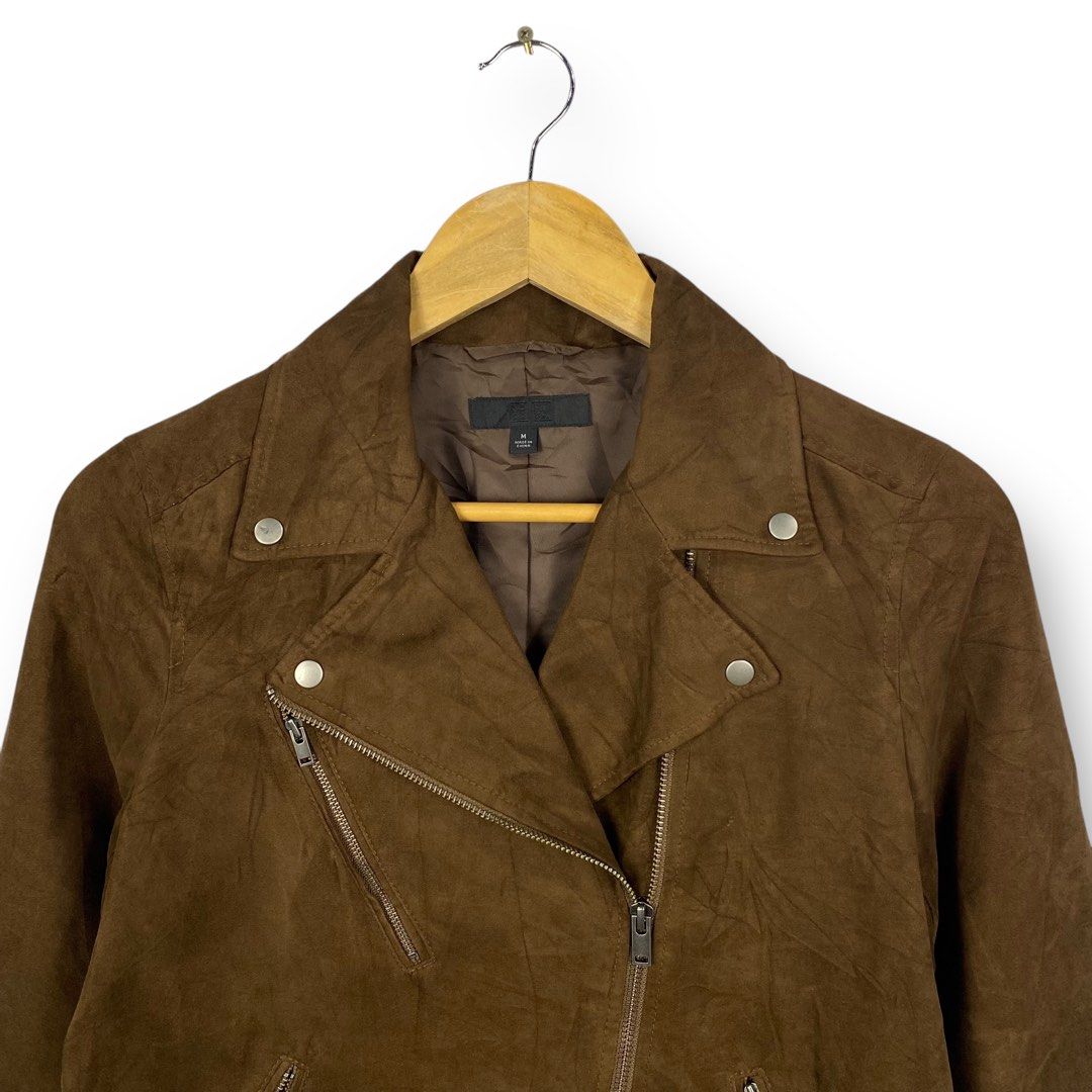 Uniqlo Double Collar Suede Jacket
