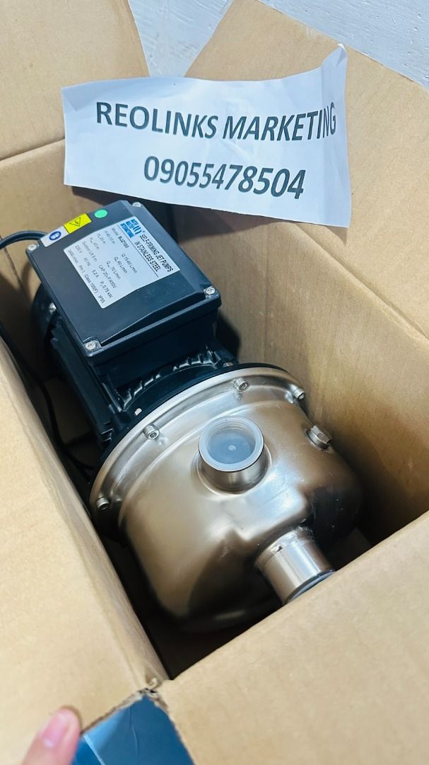 water booster pump 1HP (Category: Home Improvement Tools & Accessories) located in Quezon City. Submitted by reo_ma (Listing ID 1343596590, Image 1). Description: Water master brand Water booster pump 1HP.