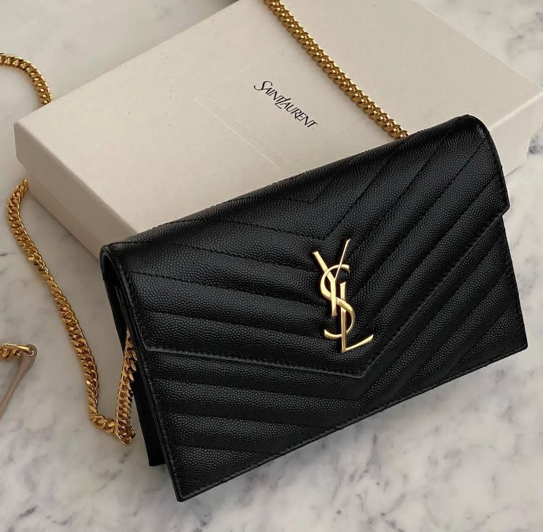 Ysl wallet on chain (Category: Luxury Bags & Wallets) located in Las Pinas. Submitted by glamdustph (Listing ID 1343583096, Image 2). Description: 💯 authentic retail price 68k plus sf Thank you.