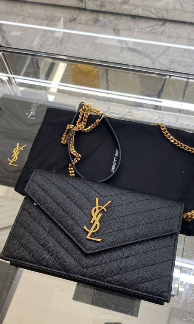 Ysl wallet on chain (Category: Luxury Bags & Wallets) located in Las Pinas. Submitted by glamdustph (Listing ID 1343583096, Image 1). Description: 💯 authentic retail price 68k plus sf Thank you.