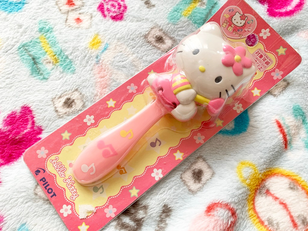 日本版 - Sanrio Hello Kitty 產品系列 - 2004年迷你樂器玩具手鼓 rattle, 興趣及遊戲, 音樂、樂器 & 配件 ...