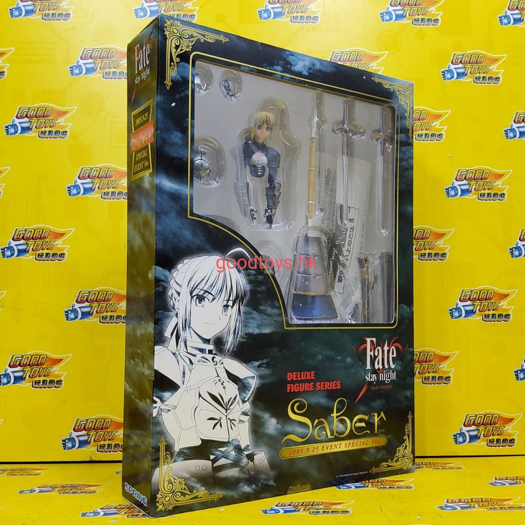 中古已開封 SPRING FATE STAY NIGHT DELUXE FIGURE SERIES SABER 2005.9.25 EVENT  SPECIAL VER. 命運守護夜