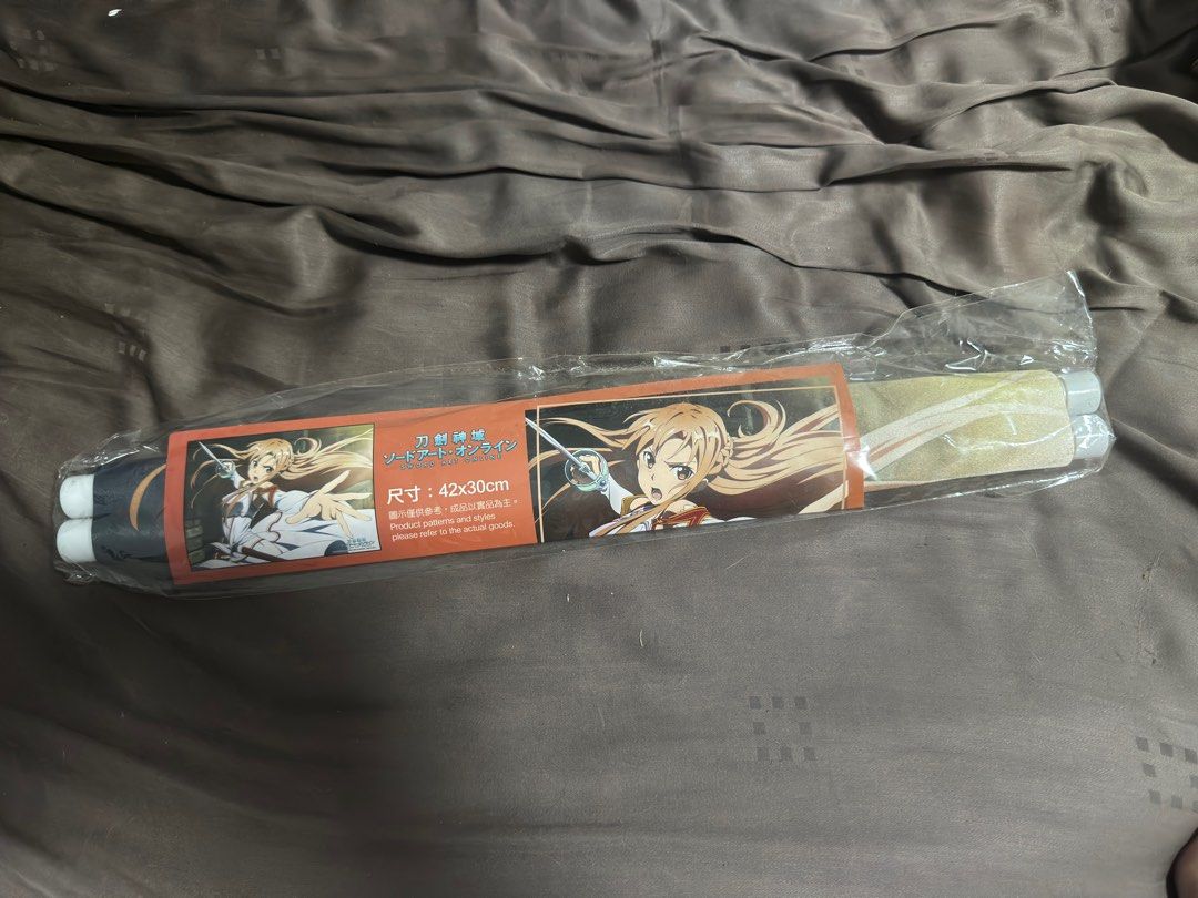 Anime stuff (Category: J-Wave Merchandise) located in Singapore. Submitted by crispycorn (Listing ID 1343809721, Image 3). Description: Items are from the time I was really interested in anime. Posters are $2 each Asuna cloth banner $5. Not in the hurry to sell. Personal delivery +$5..